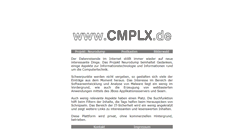 Desktop Screenshot of cmplx.de