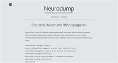 Desktop Screenshot of neurodump.cmplx.de