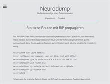Tablet Screenshot of neurodump.cmplx.de